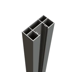 Cadru gard tip C, Multifunctional Ranforsat, 30x60mm, Aluminiu