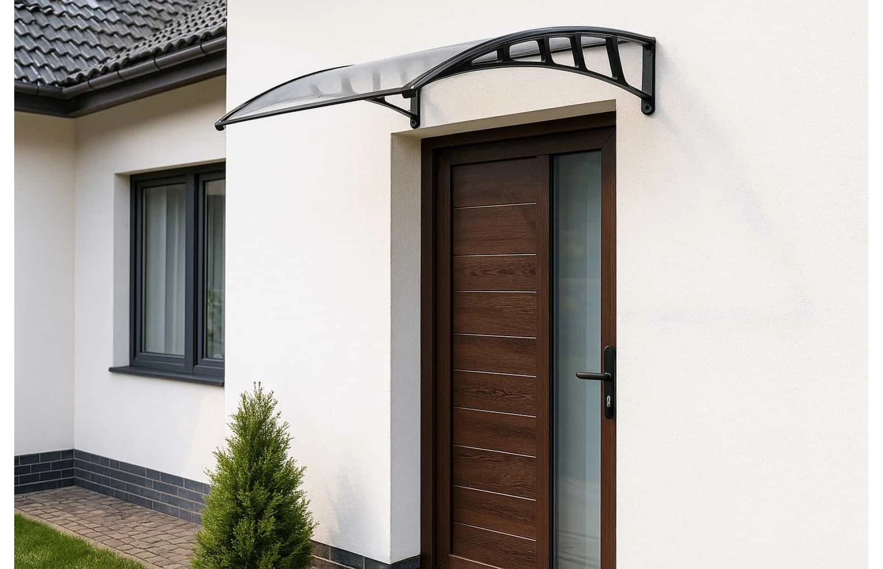 Copertina metalica cu plastic rigid, 1050x1200mm, transparent - imagine 3