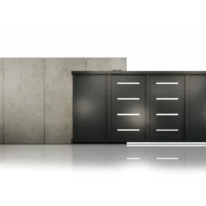 Poarta culisanta din aluminiu, prefabricata, model Thor, 4000x1800mm