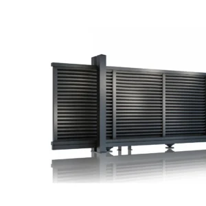 Poarta autoportanta, Jaluzea Suprem, prefabricata, Aluminiu, 5800mm lungime x 1800mm inaltime, gri antracit