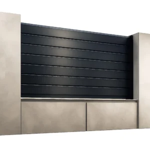 Gard metalic din aluminiu, model Baldur, 2000x1500mm