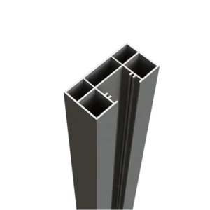 Cadru gard tip C, 1500mm, Multifunctional Ranforsat, 30x60mm, Aluminiu, gri antracit