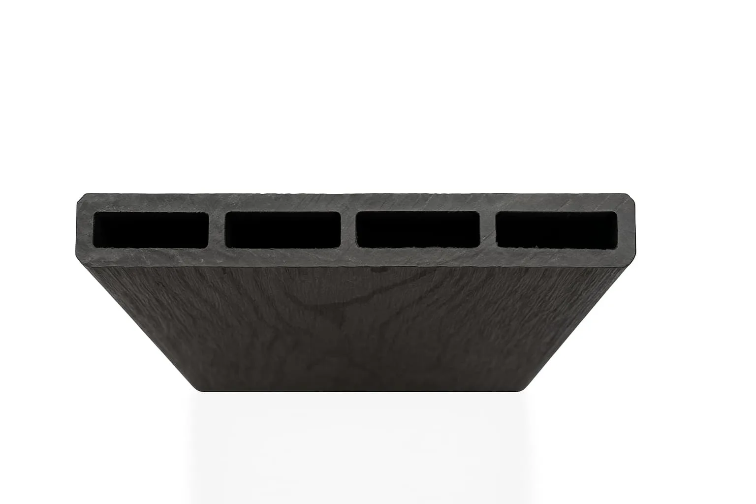 Placa gard tip scandura din WPC lemn compozit, 150×20.6mm, textura lemn gri - imagine 2