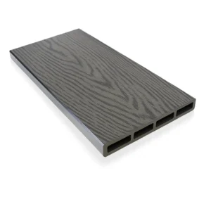 Placa gard tip scandura din WPC lemn compozit, 150×20.6mm, textura lemn gri