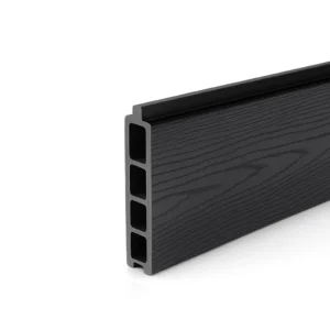 Placă gard WPC cu îmbinare gri, 20x150x4000mm