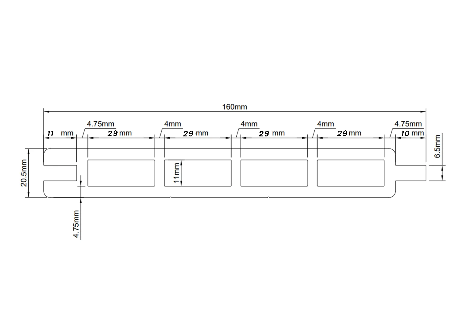 Placă gard WPC cu îmbinare gri, 20x150x4000mm - imagine 5