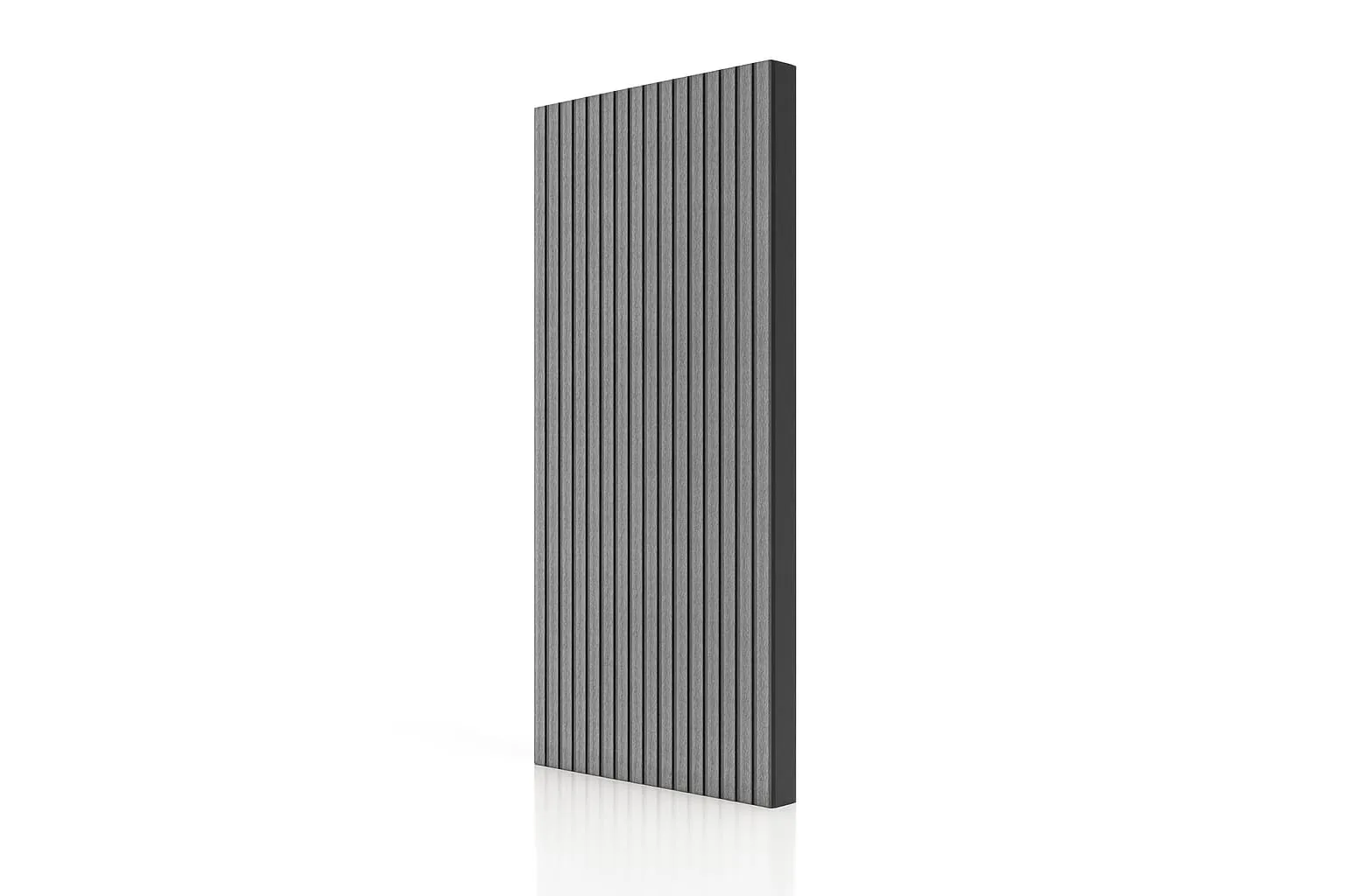 Placă de gard 3D, din compozit de lemn și plastic WPC, culoare gri inchis, 150 x 20 mm, lungime 2m sau 4 m - imagine 4