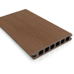 Placa deck terasa WPC PREMIUM, tip pardoseala/dusumea WPC, placa co extrudata, 145x22mm, maro lemn, model No Gap