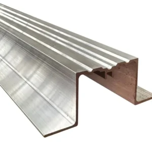 Grinda montaj deck din aluminiu, Dimensiune: 65 x 25 mm, lungime: 6000 mm
