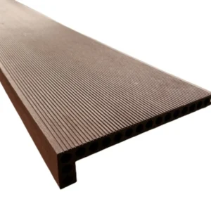 Treapta Decking 3D WPC, dimensiune 300 x 60 x 24 mm, culoare maro