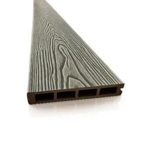 Placa Final Deck WPC Gri Inchis , Dimensiune 146x25mm L 4000mm