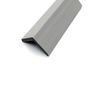 Cornier Perimetral, WPC 3D, 50 x 50 mm X 3000 mm, gri deschis