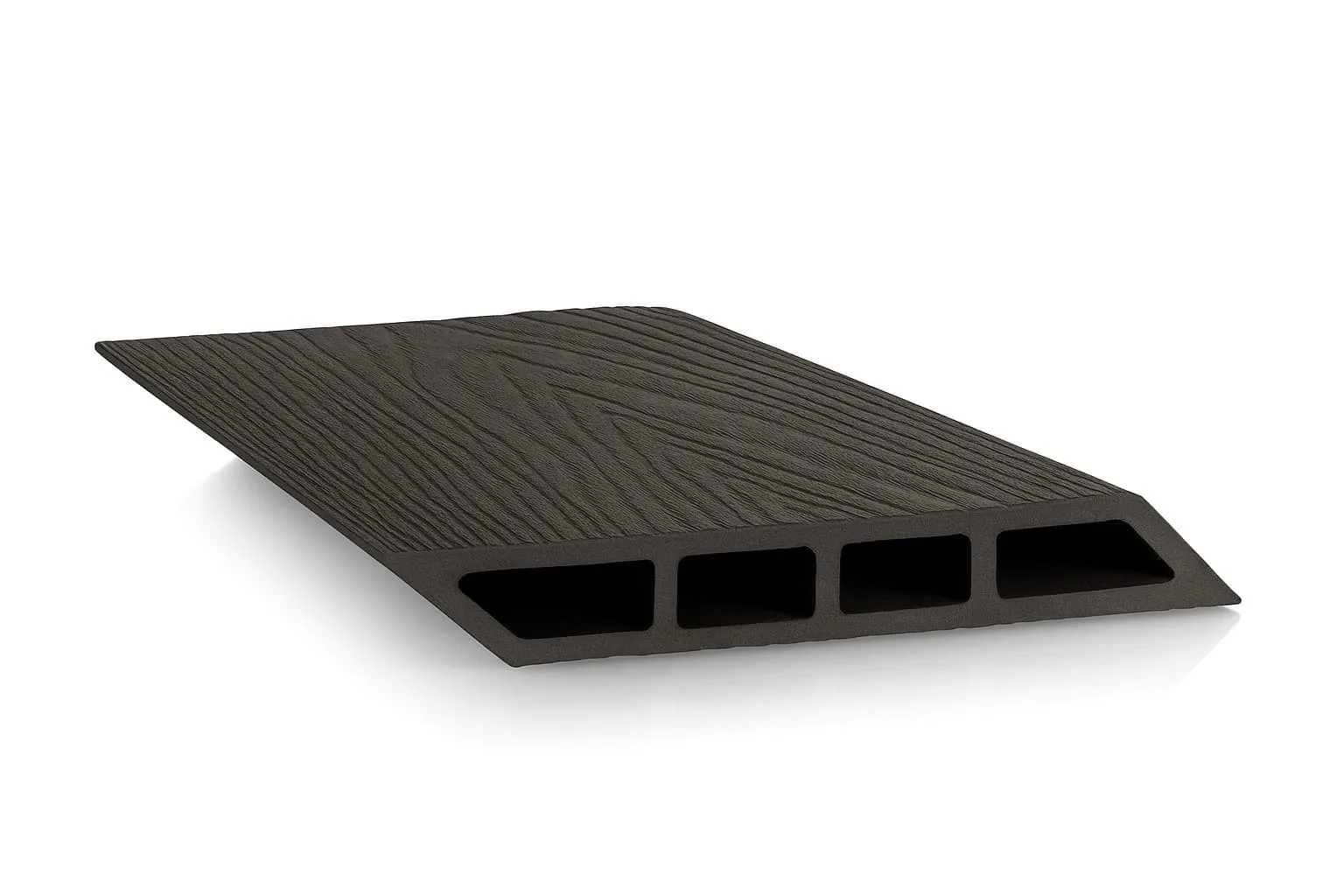 Placa gard WPC forma romb, 3D, culoare Negru, Dimensiune 120x4000mm, Grosime 20.5mm - imagine 4