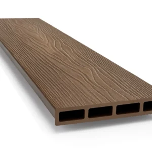 Placa gard 3D ambele fete WPC Maro, Dimensiune 150x4000mm, Grosime 21mm