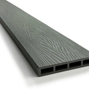 Placa gard 3D ambele fete WPC Negru, Dimensiune 150x4000mm, Grosime 21mm
