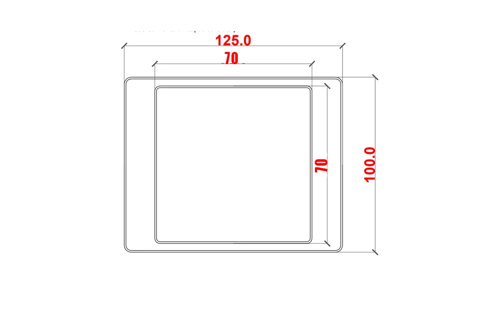 Capac plastic mascare stalp, 70 x 70, Maro - imagine 3