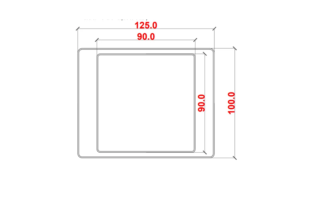 Capac plastic mascare stalp, 90 x 90, Maro - imagine 3
