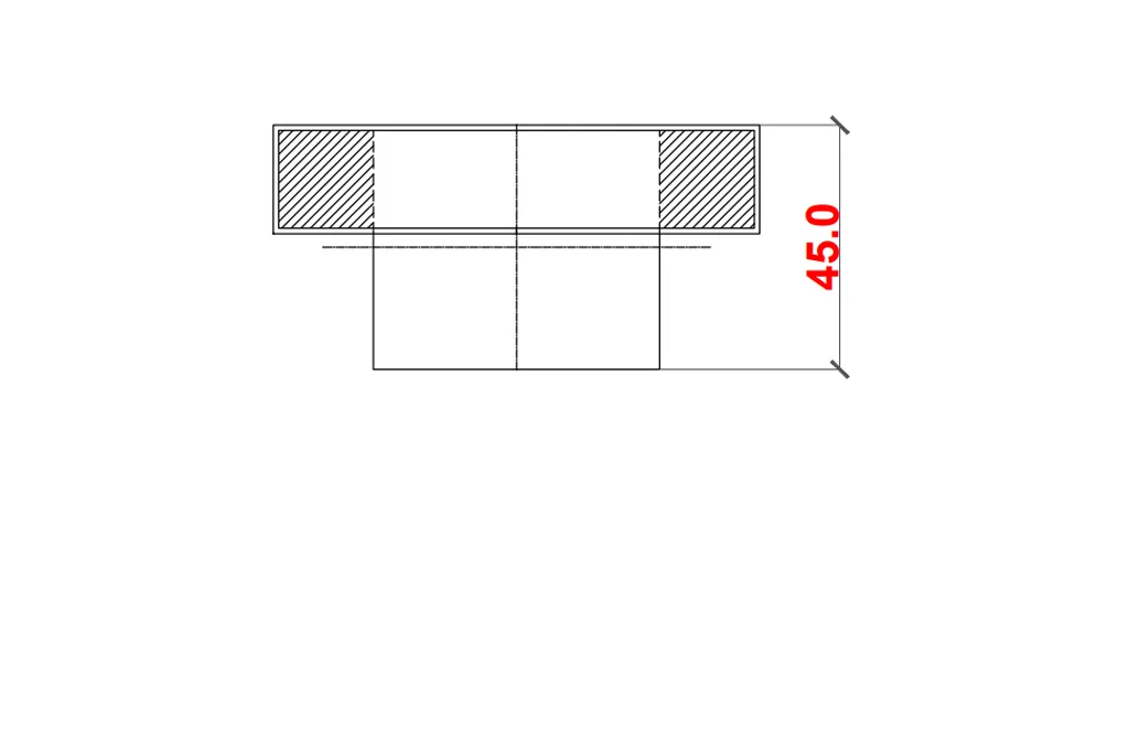 Capac plastic pentru stalp, 70 x 70, Gri Antracit - imagine 2