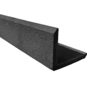 Profil L, WPC 3D, 55 x 45 mm X 4000 mm, gri inchis